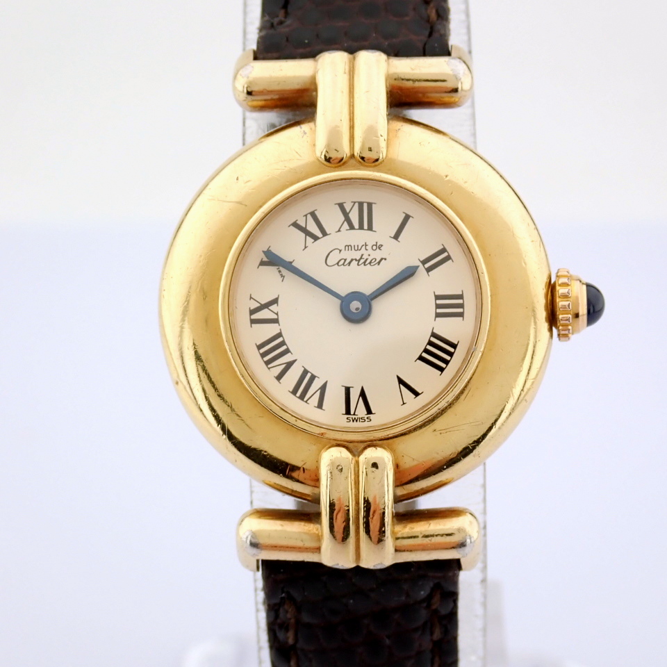 Cartier / Vermeil - Lady's Steel Wrist Watch - Image 9 of 11
