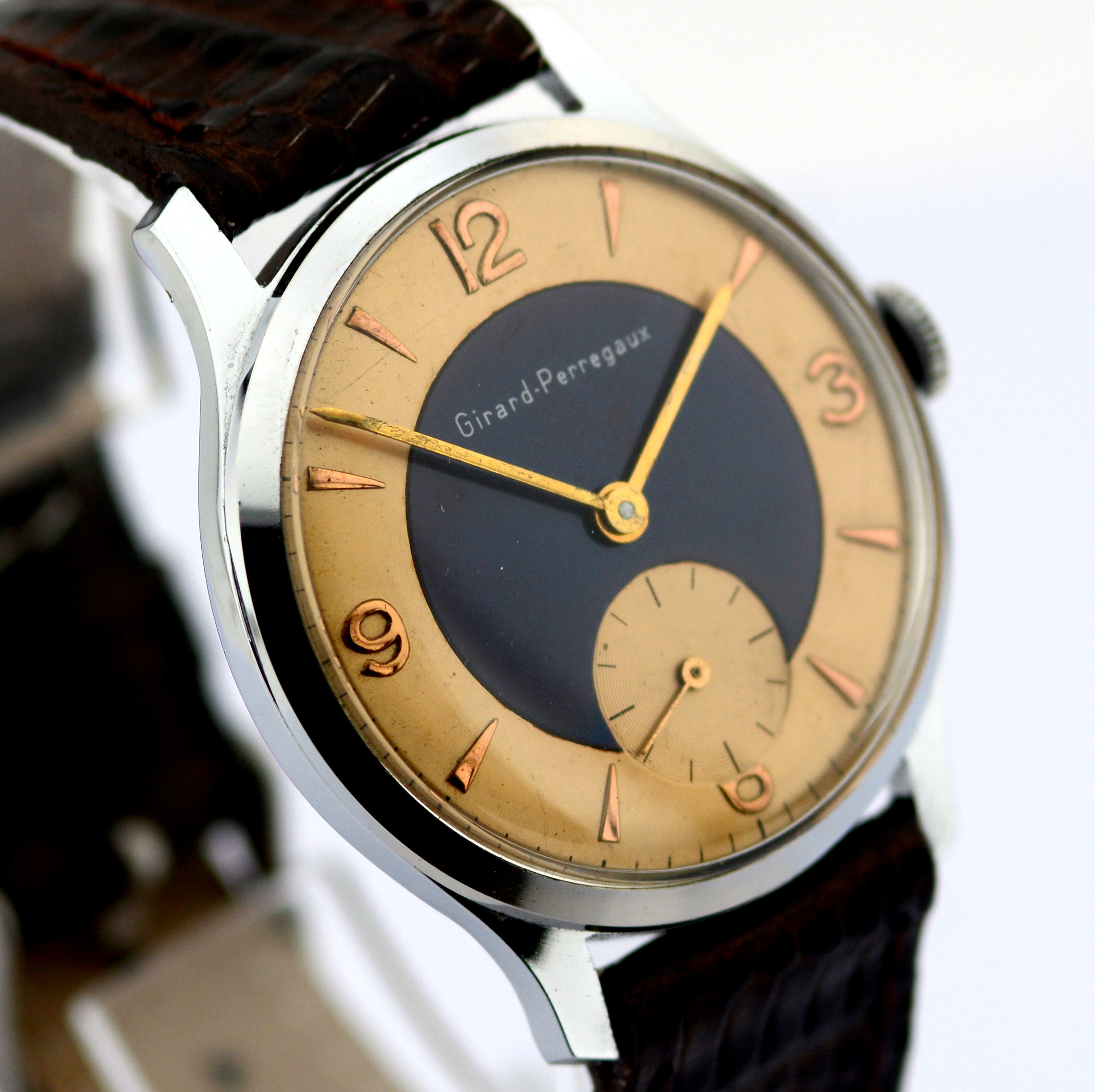 Girard-Perregaux / Vintage - Gentlmen's Steel Wrist Watch - Image 3 of 9