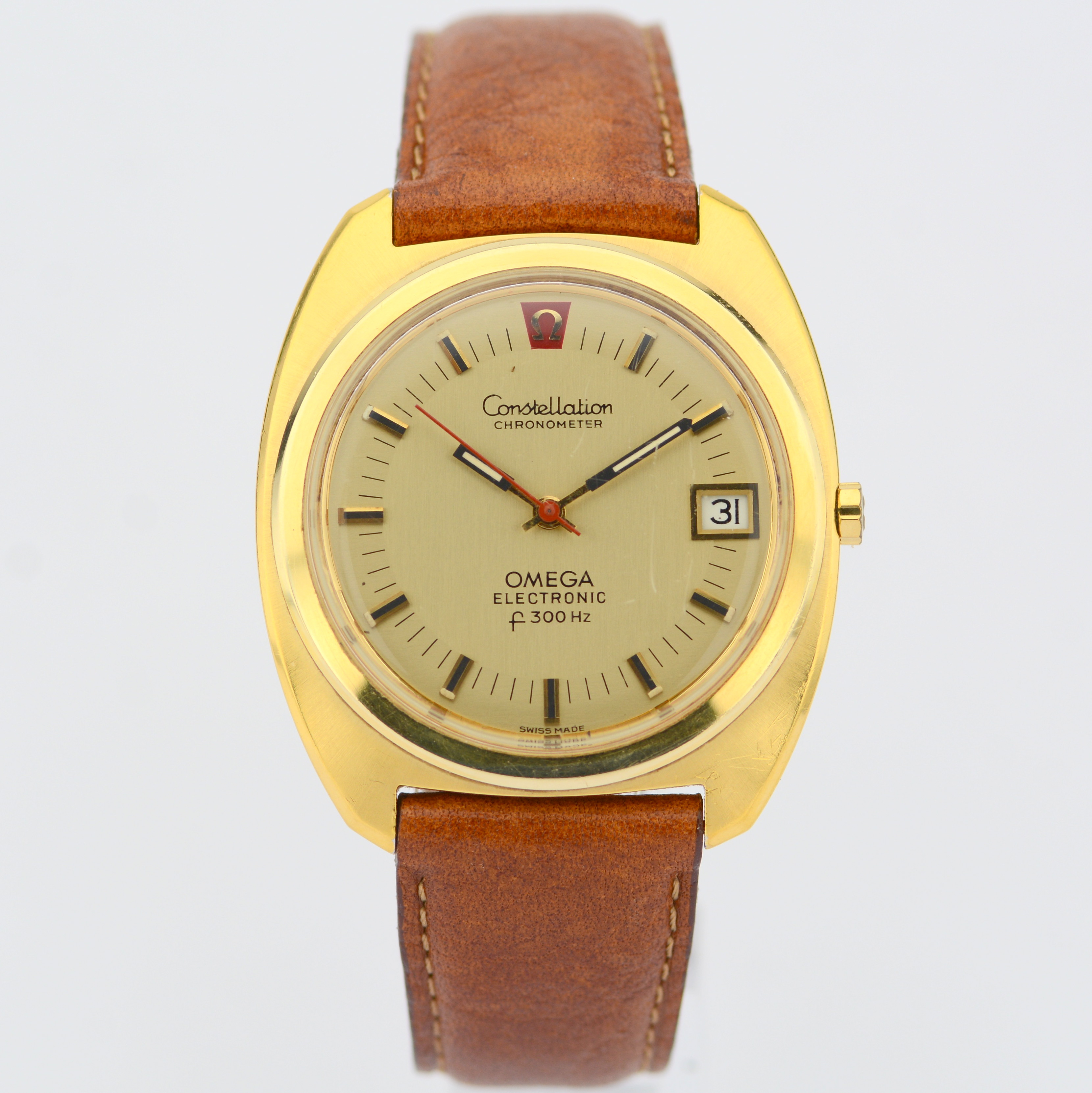Omega / Constellation Chronometer Electronic f300Hz - Gentlmen's Gold/Steel Wrist Watch - Image 2 of 6