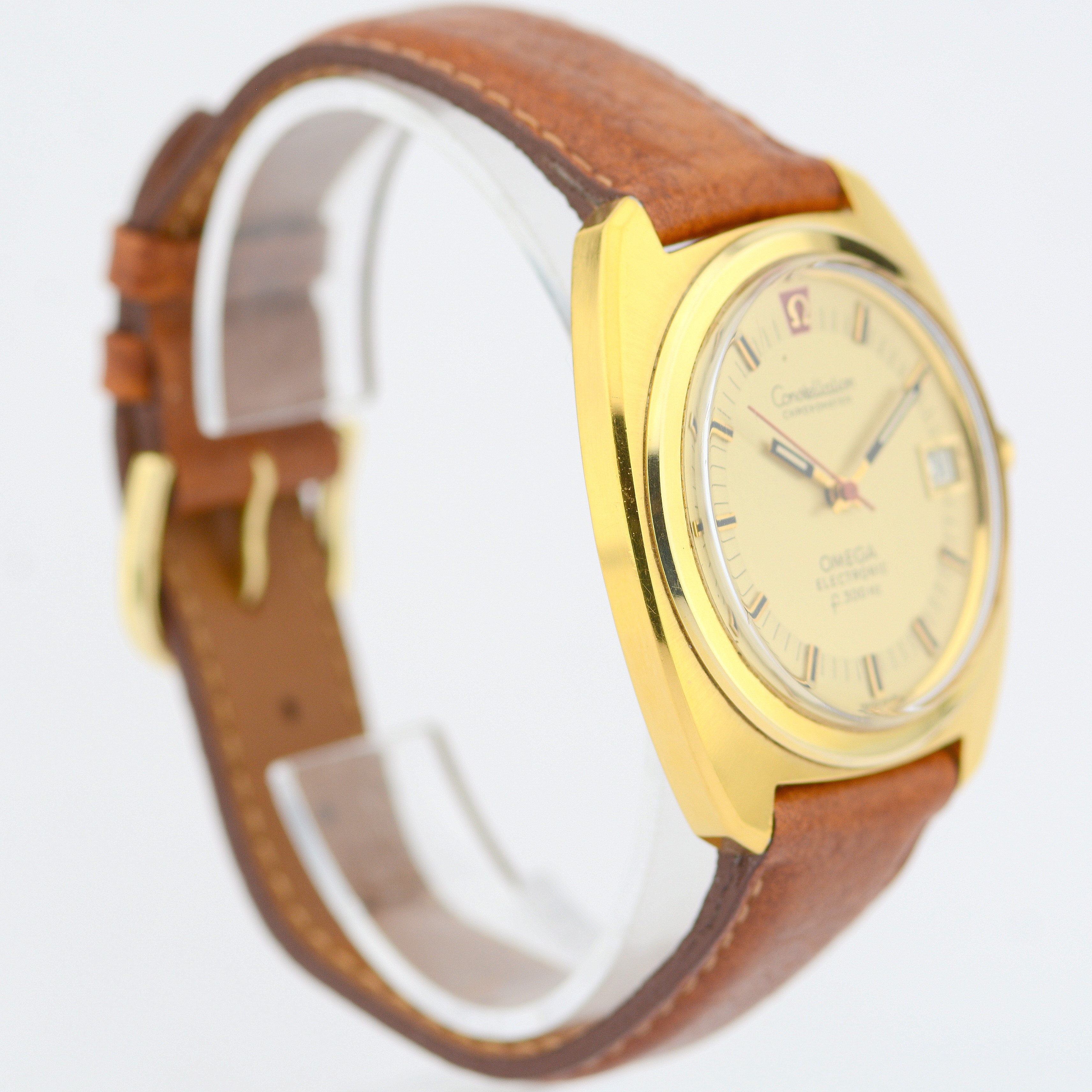 Omega / Constellation Chronometer Electronic f300Hz - Gentlmen's Gold/Steel Wrist Watch - Image 4 of 6