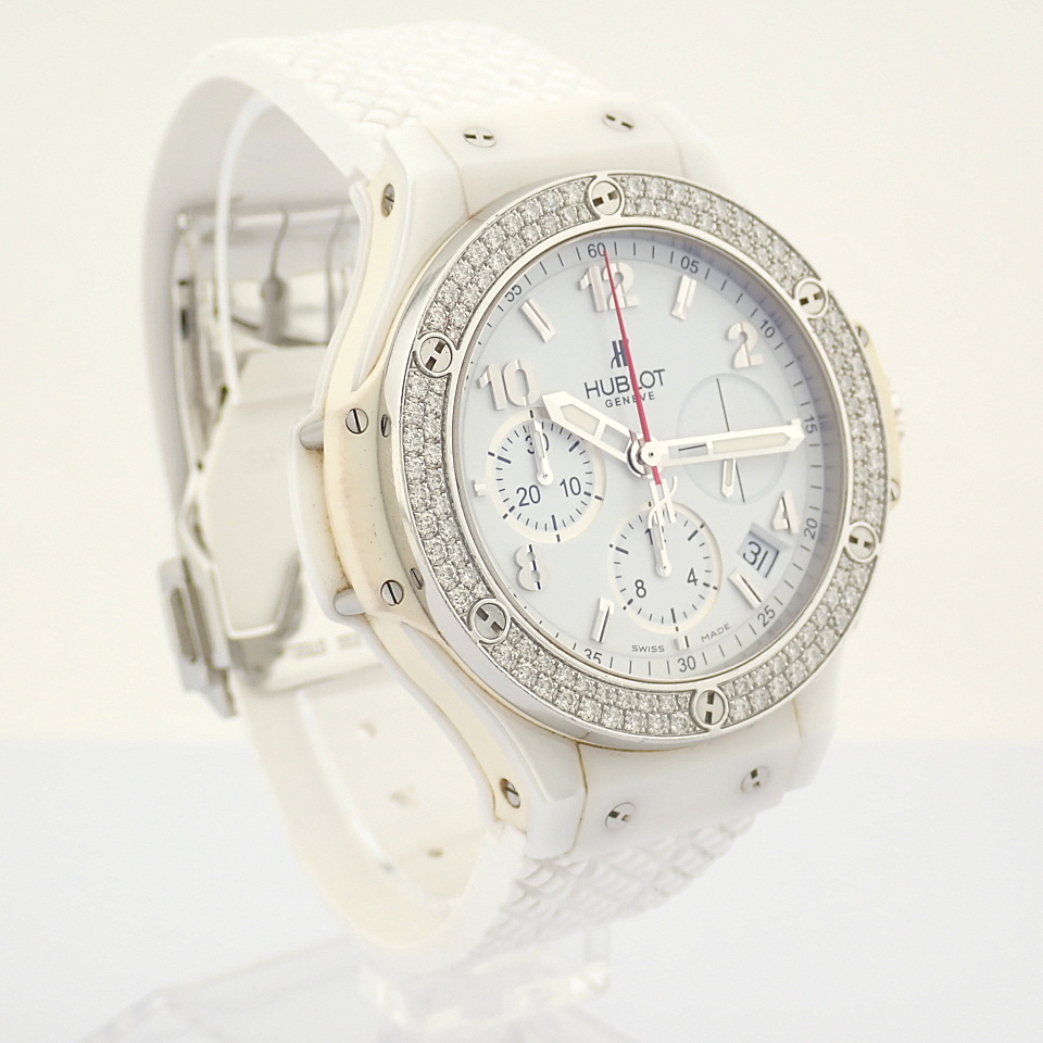 Hublot / Big Bang 341 Ceramic, Diamond Bezel - Unisex Steel Wrist Watch - Image 5 of 13