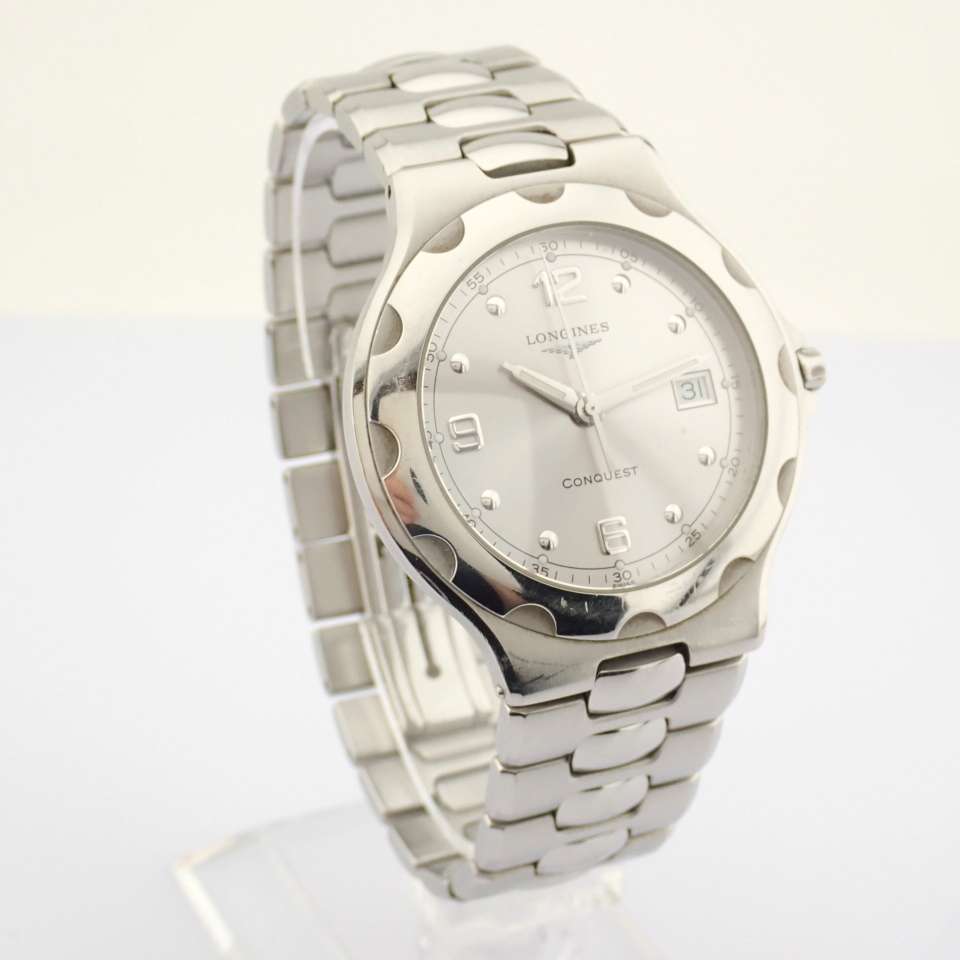 Longines / Conquest L16344 - Gentlmen's Steel Wrist Watch - Image 10 of 11