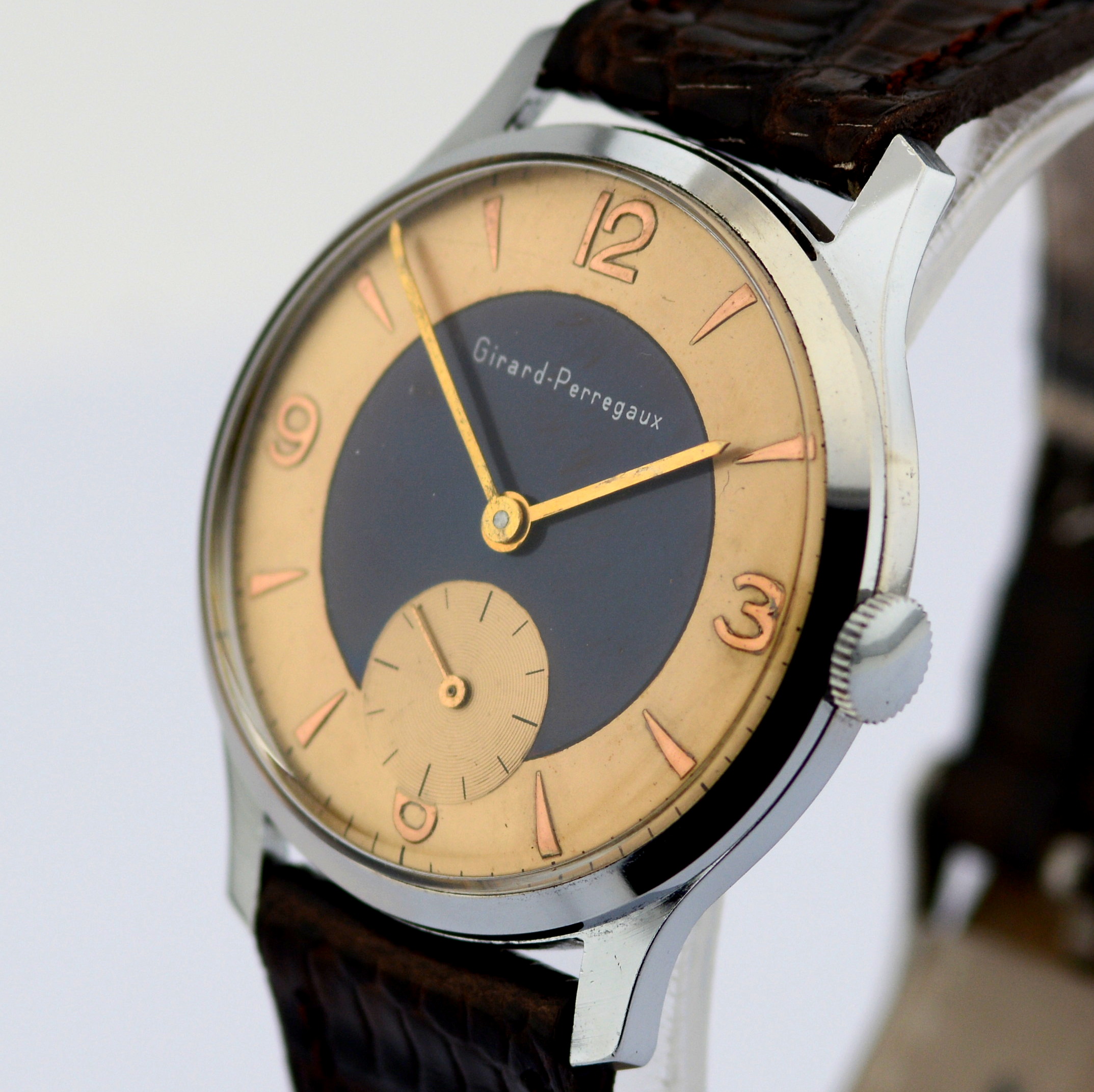 Girard-Perregaux / Vintage - Gentlmen's Steel Wrist Watch - Image 5 of 9