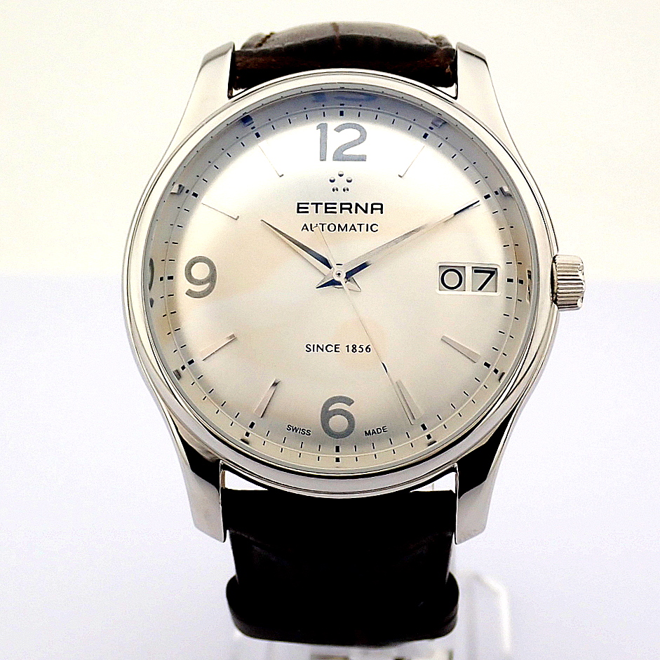 Eterna / Vaguhan Big Date 7630.41 - Gentlmen's Steel Wrist Watch - Image 5 of 11