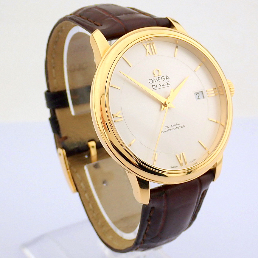 Omega / DE VILLE Prestige 18K Co-Axial Chronometer - Gentlmen's Yellow gold Wrist Watch - Image 4 of 14