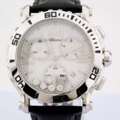 Chopard / Happy Sport 5 Diamond & Sapphire - Unisex Steel Wrist Watch