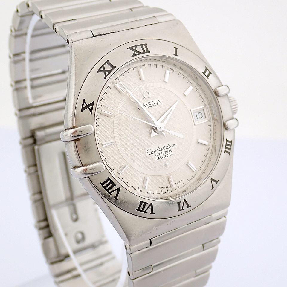 Omega / Constellation Perpetual Calendar 35mm - Gentlmen's Steel Wrist Watch - Image 4 of 11