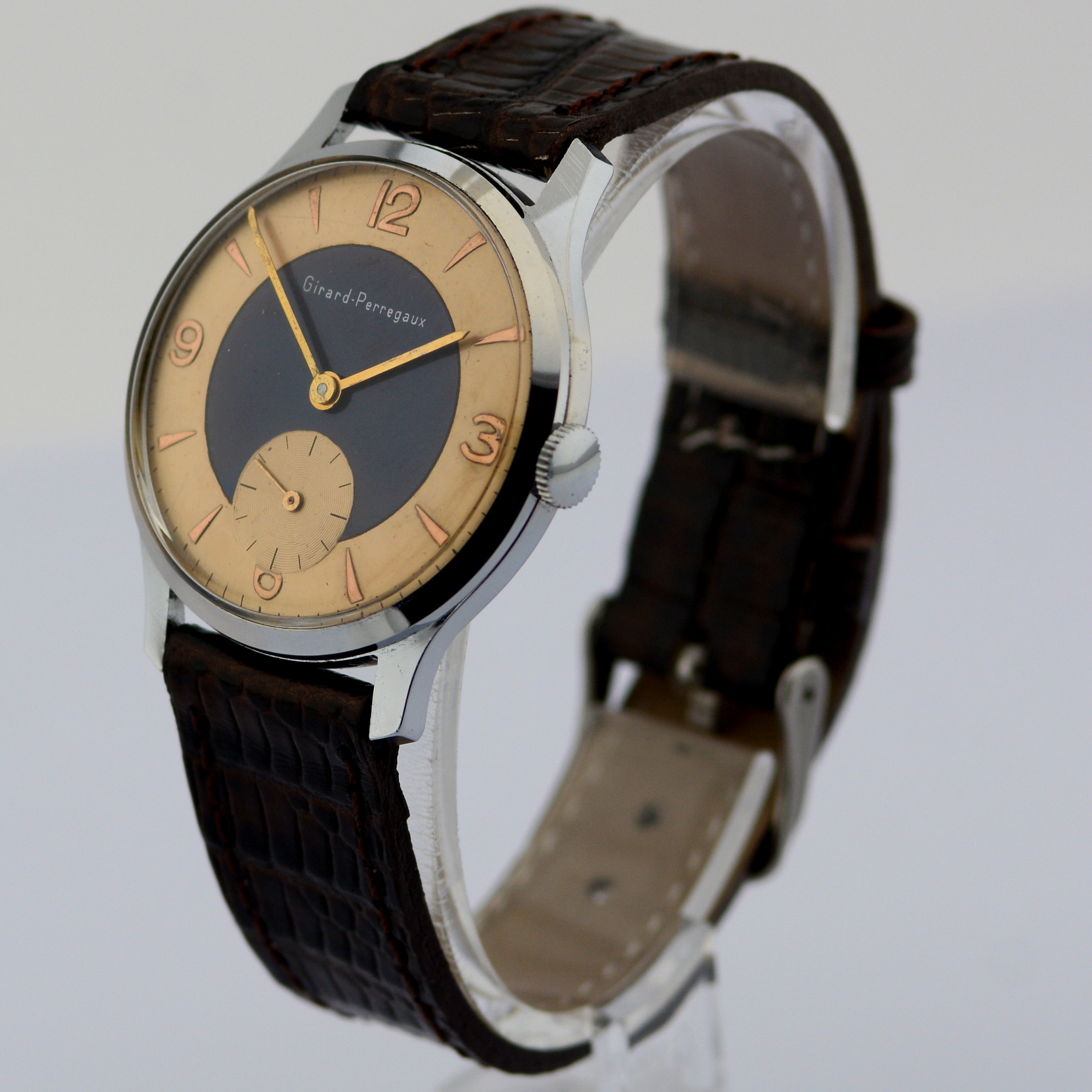 Girard-Perregaux / Vintage - Gentlmen's Steel Wrist Watch - Image 4 of 9