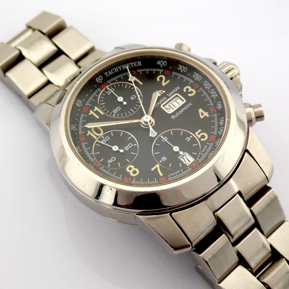 Maurice Lacroix / 39721 Automatic Chronograph - Gentlmen's Steel Wrist Watch - Image 7 of 19