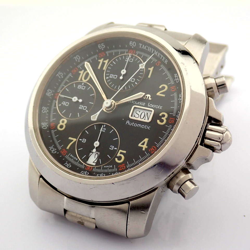 Maurice Lacroix / 39721 Automatic Chronograph - Gentlmen's Steel Wrist Watch - Image 19 of 19