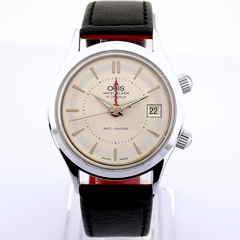 Oris / Wirstalarm 17 Jewels Anti-Shock - Gentlmen's Steel Wrist Watch - Image 10 of 10