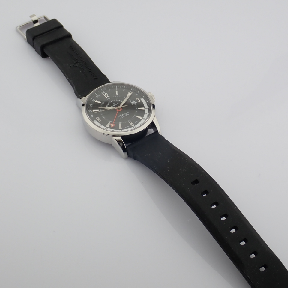 Zeno-Watch Basel / Magellano GMT (Dual Time) - Gentlmen's Steel Wrist Watch - Image 7 of 13