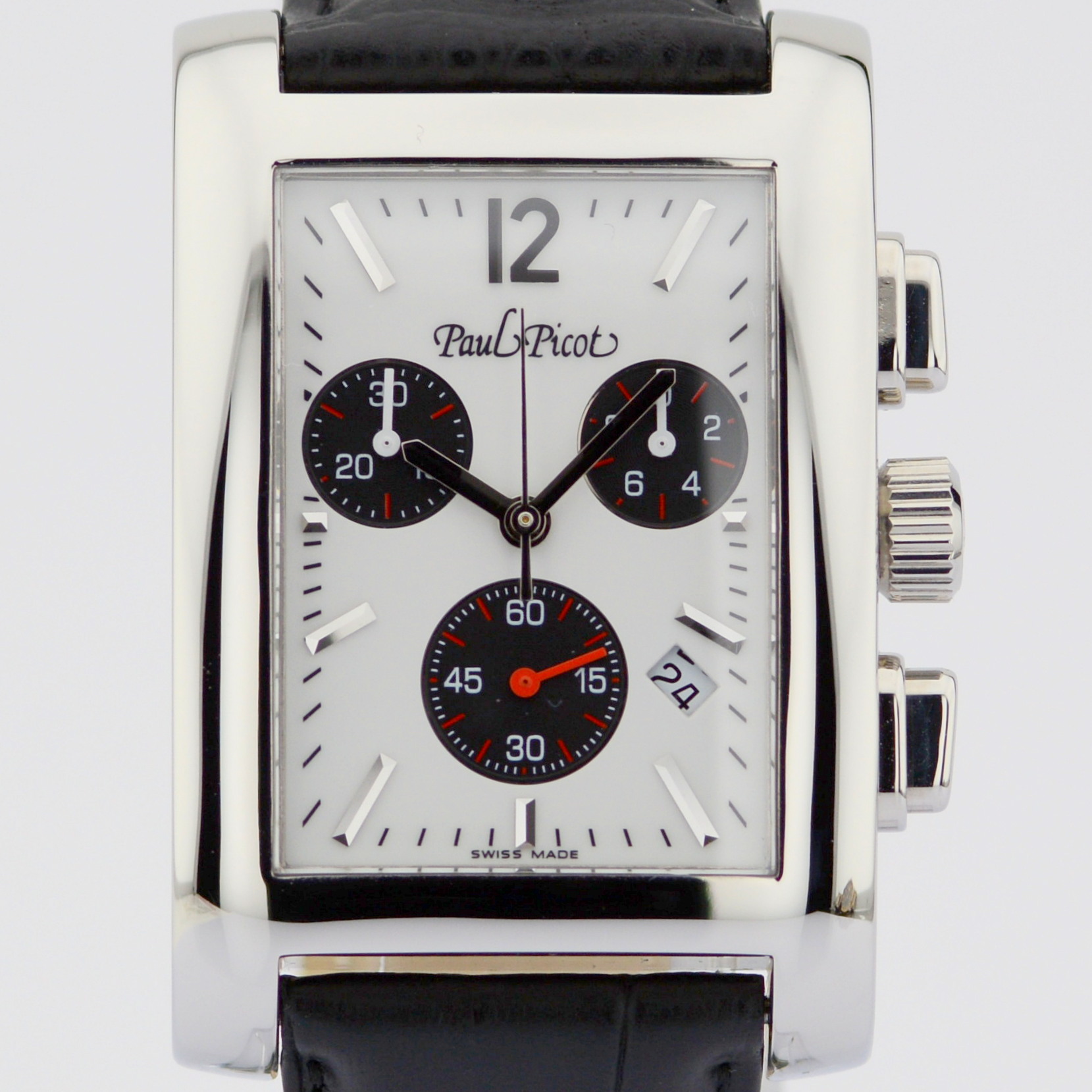 Paul Picot / American Bridge Chronograph (NEW) - Gentlmen's Steel Wrist Watch