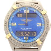 Breitling / Aerospace - Gentlmen's Titanium Wrist Watch