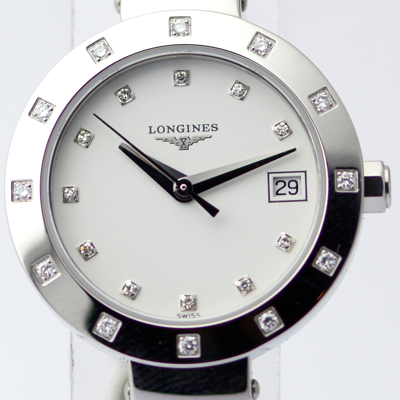 Longines / L5.175 Diamond Case / Dial UNWORN - Date - Lady's Steel Wrist Watch