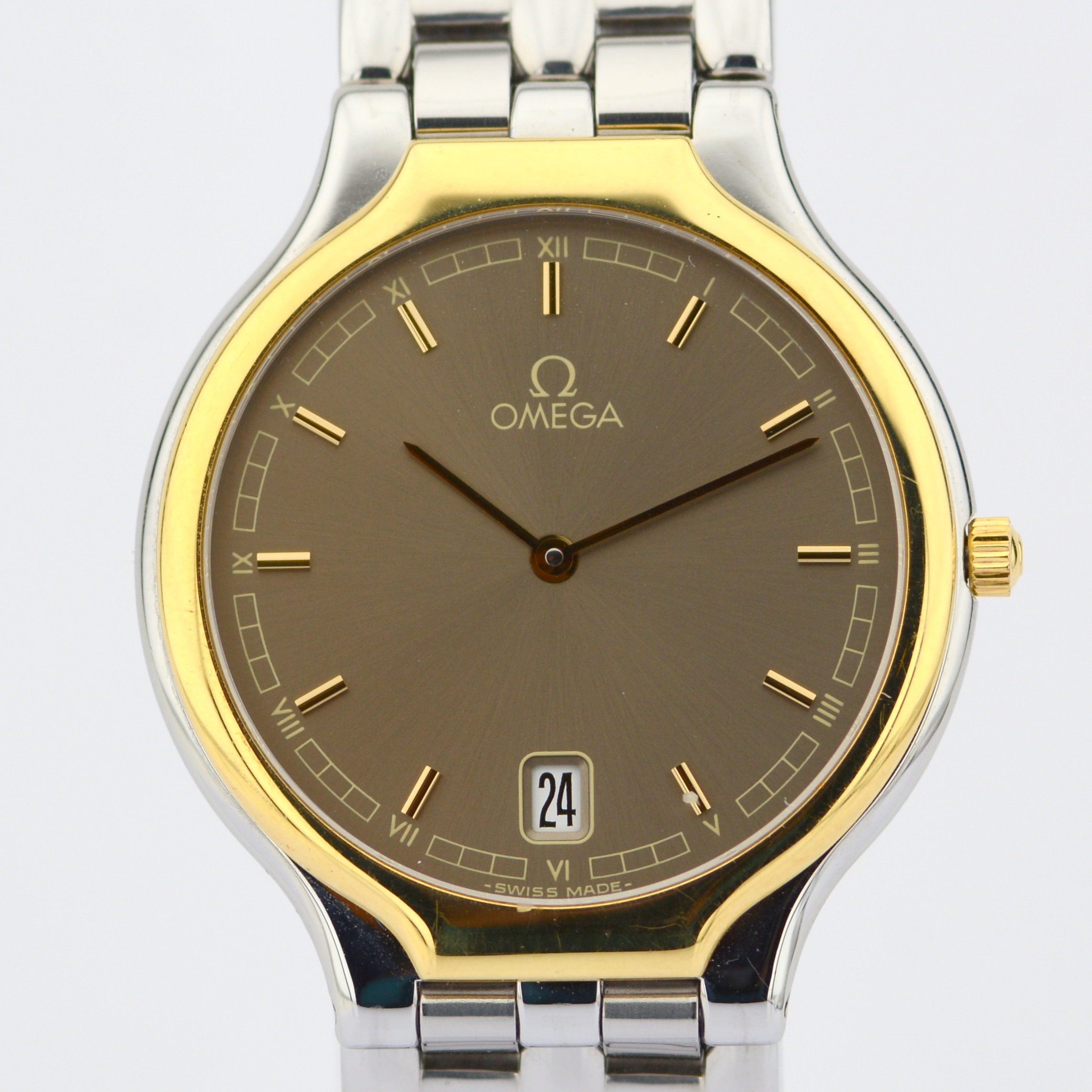 Omega / De Ville Symbol 18K Yellow gold Date - UNWORN - Gentlmen's Gold/Steel Wrist Watch