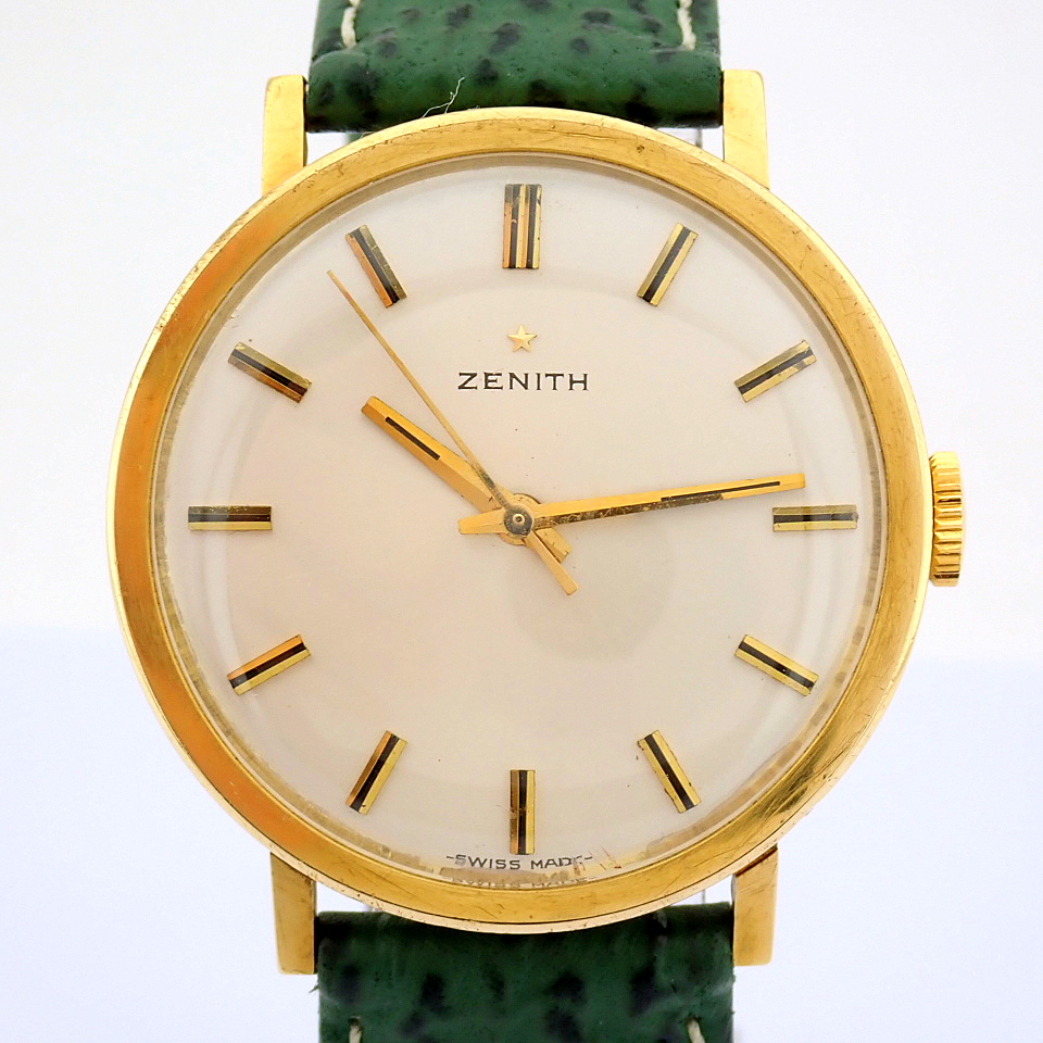 Zenith / 1970 Vintage 18K Yellow Gold - Gentlmen's 18K Yellow Gold Wrist Watch - Image 5 of 11