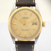 Rolex / Oyster Perpetual Datejust - Gentlmen's Gold/Steel Wrist Watch