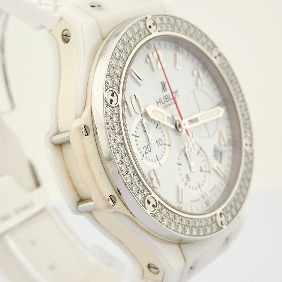 Hublot / Big Bang 341 Ceramic, Diamond Bezel - Unisex Steel Wrist Watch - Image 6 of 13