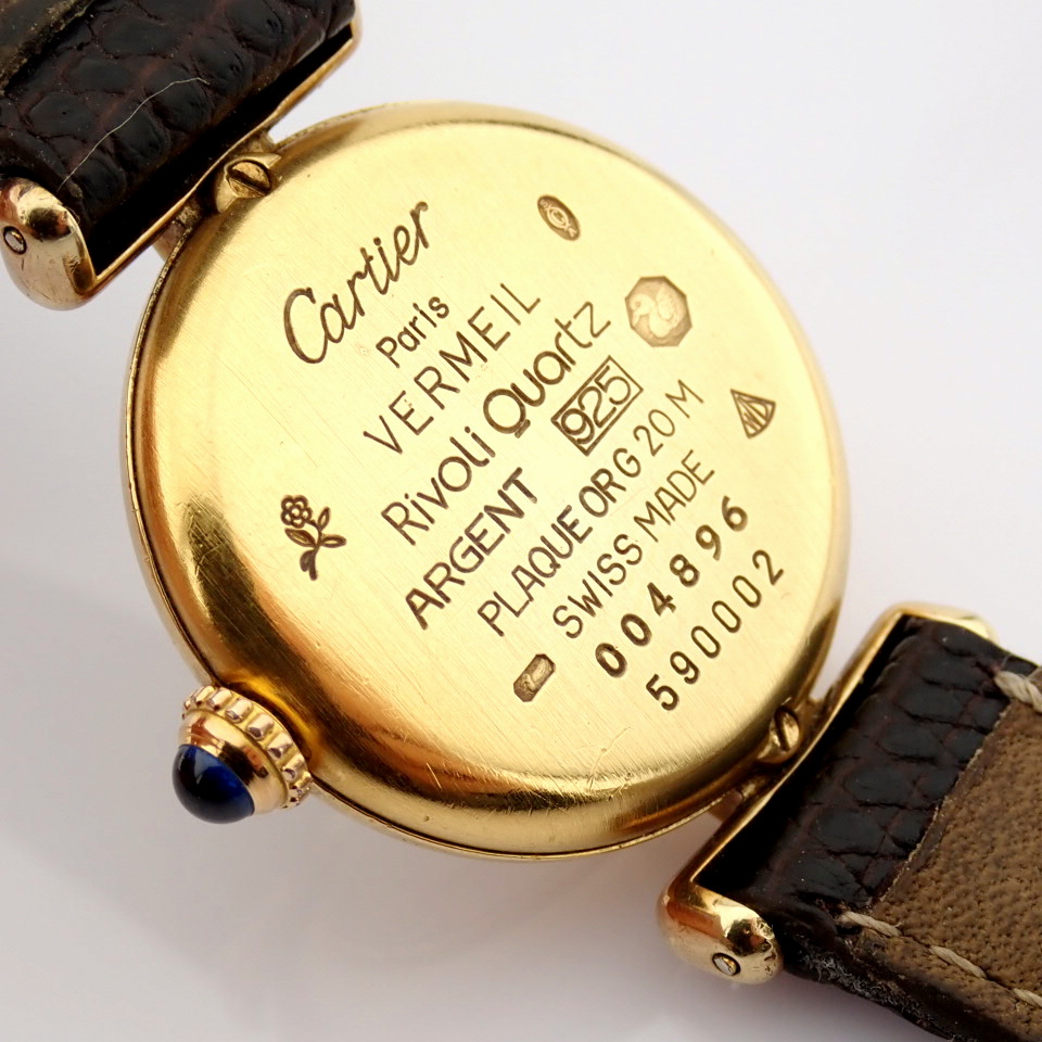 Cartier / Vermeil - Lady's Steel Wrist Watch - Image 8 of 11