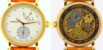 Louis Erard / Manual La longue Ligne (Hand Made)(New) - Unisex Steel Wrist Watch