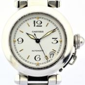 Cartier / Pasha Automatic - Unisex Steel Wrist Watch