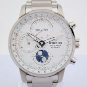 Eterna / Tangaroa Moonphase Chronograph (Unworn) - Gentlmen's Steel Wrist Watch