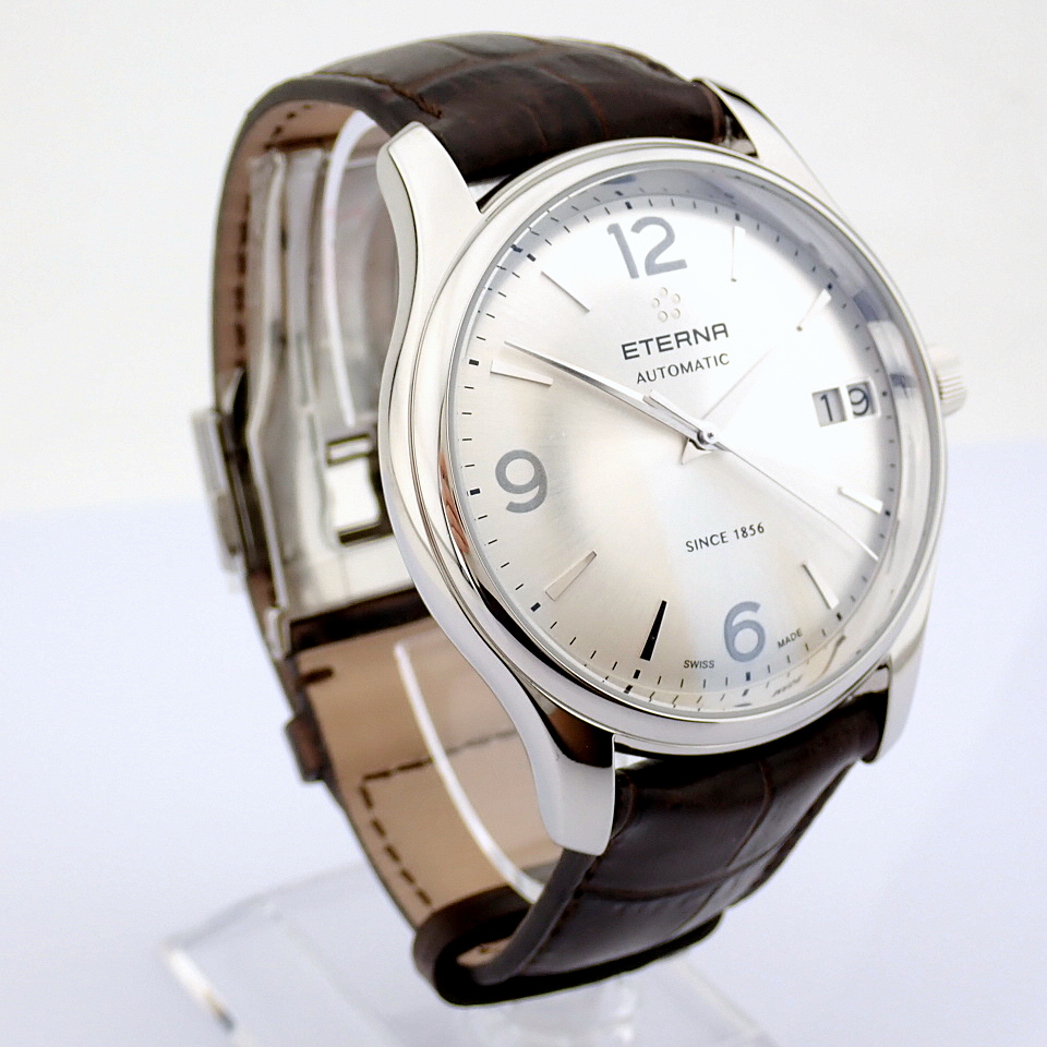 Eterna / Vaguhan Big Date 7630.41 - Gentlmen's Steel Wrist Watch - Image 5 of 12