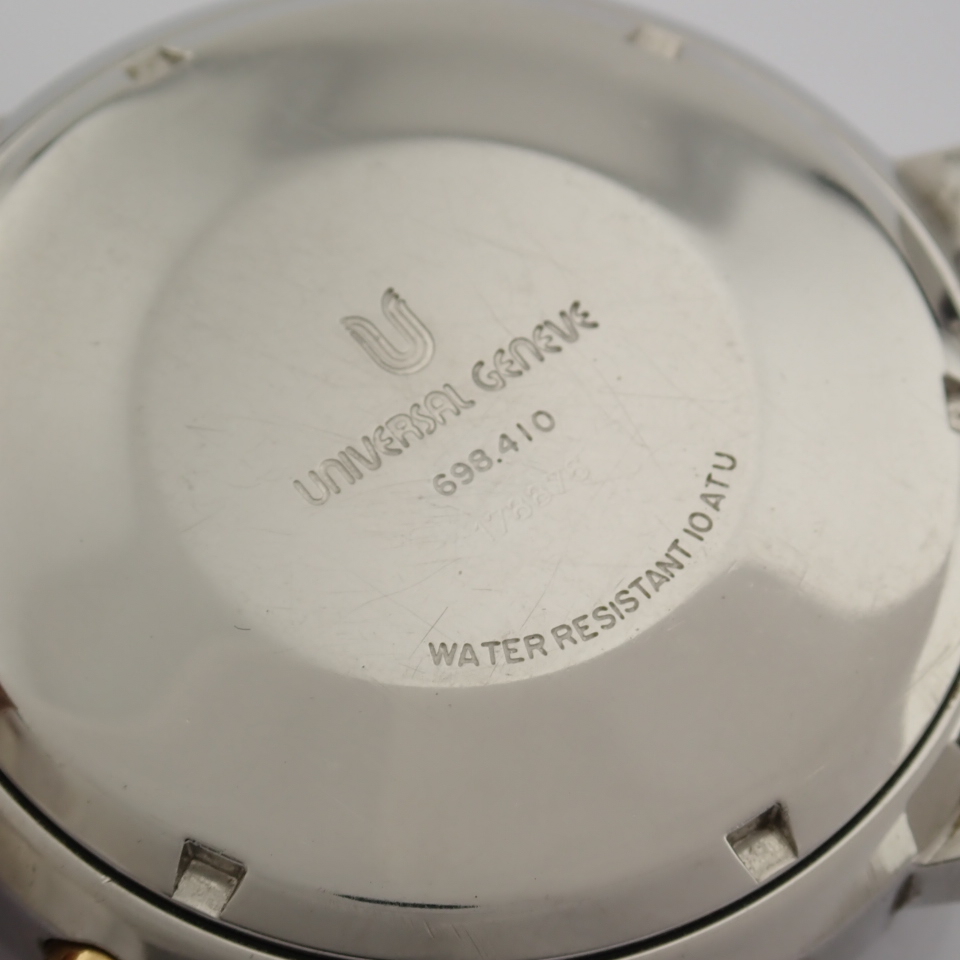 Universal Geneve / Compax 698.410 - Gentlmen's Steel Wrist Watch - Image 4 of 17