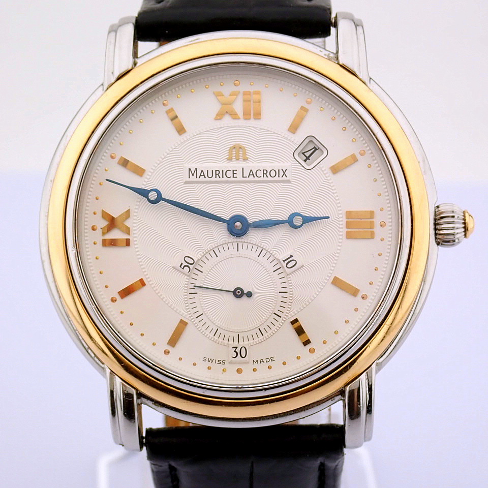 Maurice Lacroix / Master Pieces MP7028 18K Gold Bezel - Gentlmen's Steel Wrist Watch - Image 8 of 8