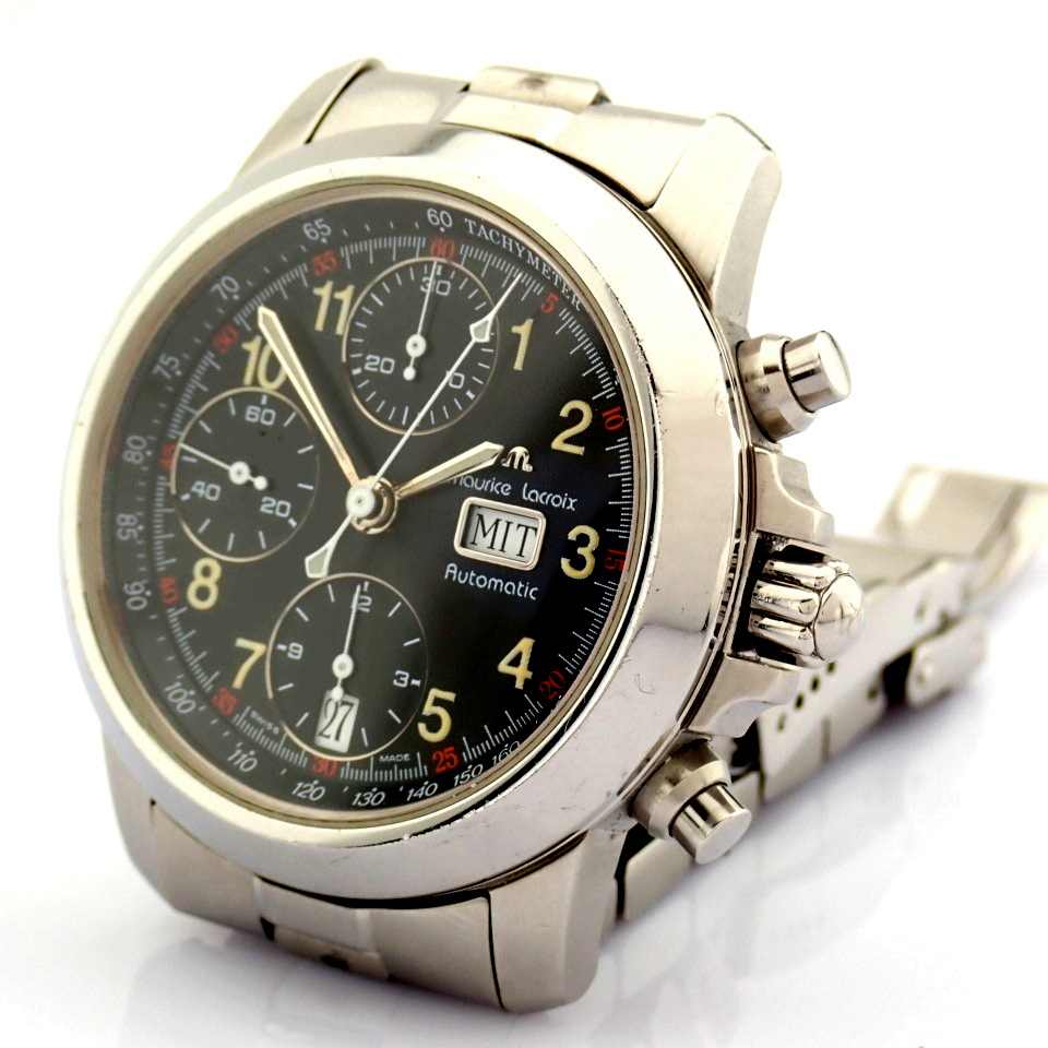 Maurice Lacroix / 39721 Automatic Chronograph - Gentlmen's Steel Wrist Watch - Image 12 of 19