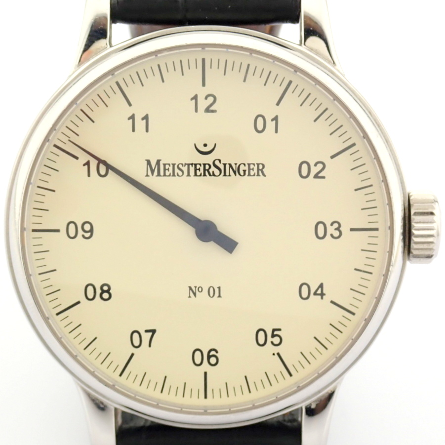 Meistersinger / No 01 - Gentlmen's Steel Wrist Watch