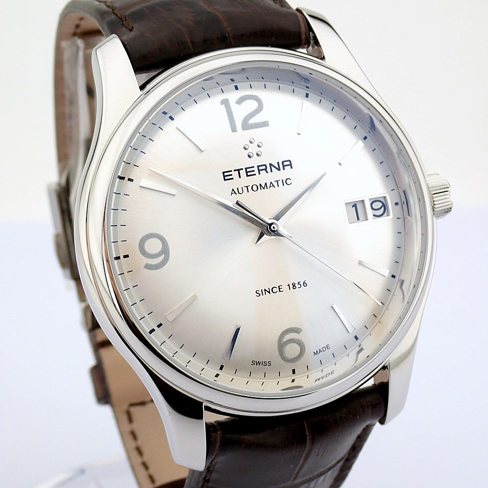 Eterna / Vaguhan Big Date 7630.41 - Gentlmen's Steel Wrist Watch