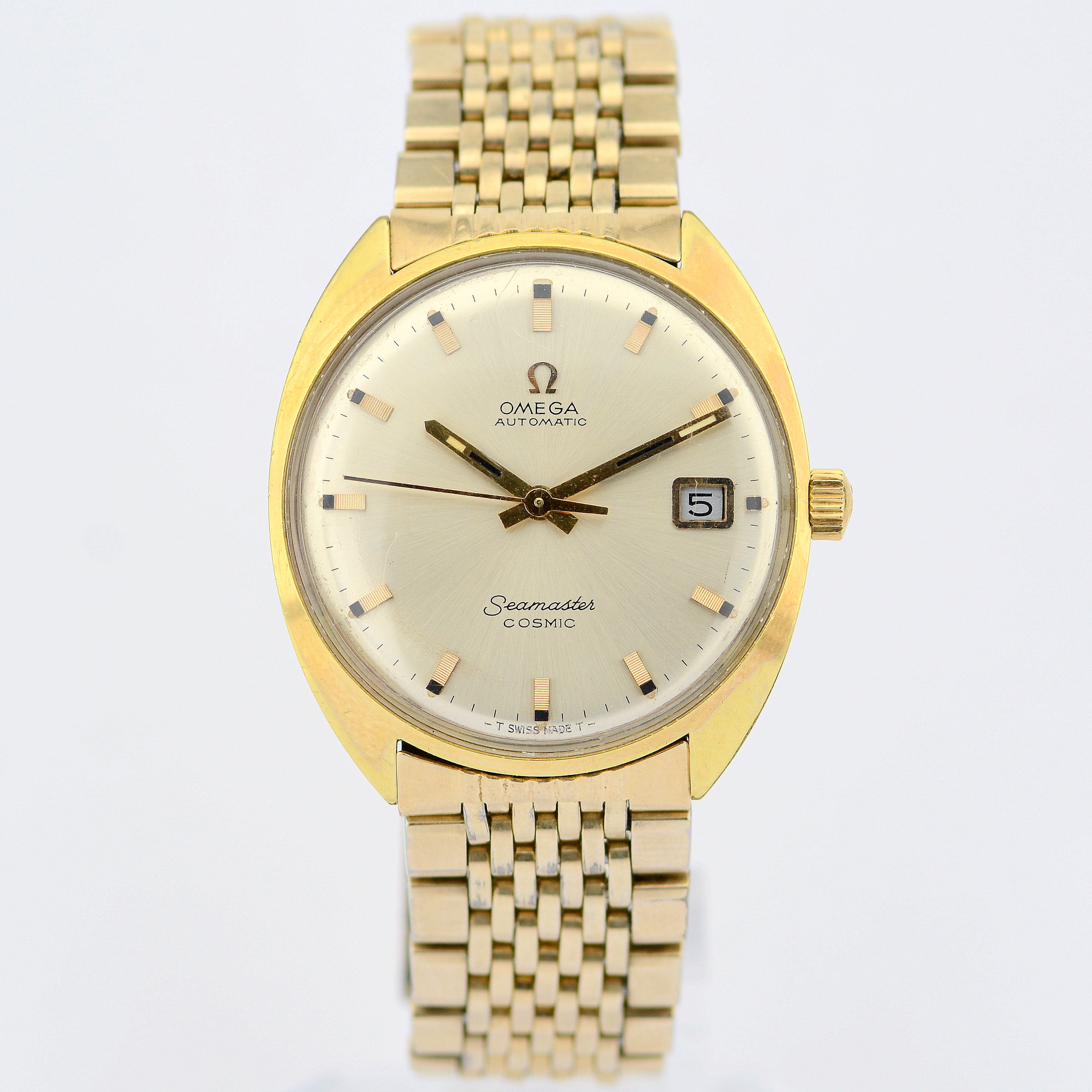 Omega / Seamaster Cosmic Date - Gentlmen's Gold/Steel Wrist Watch - Image 2 of 6