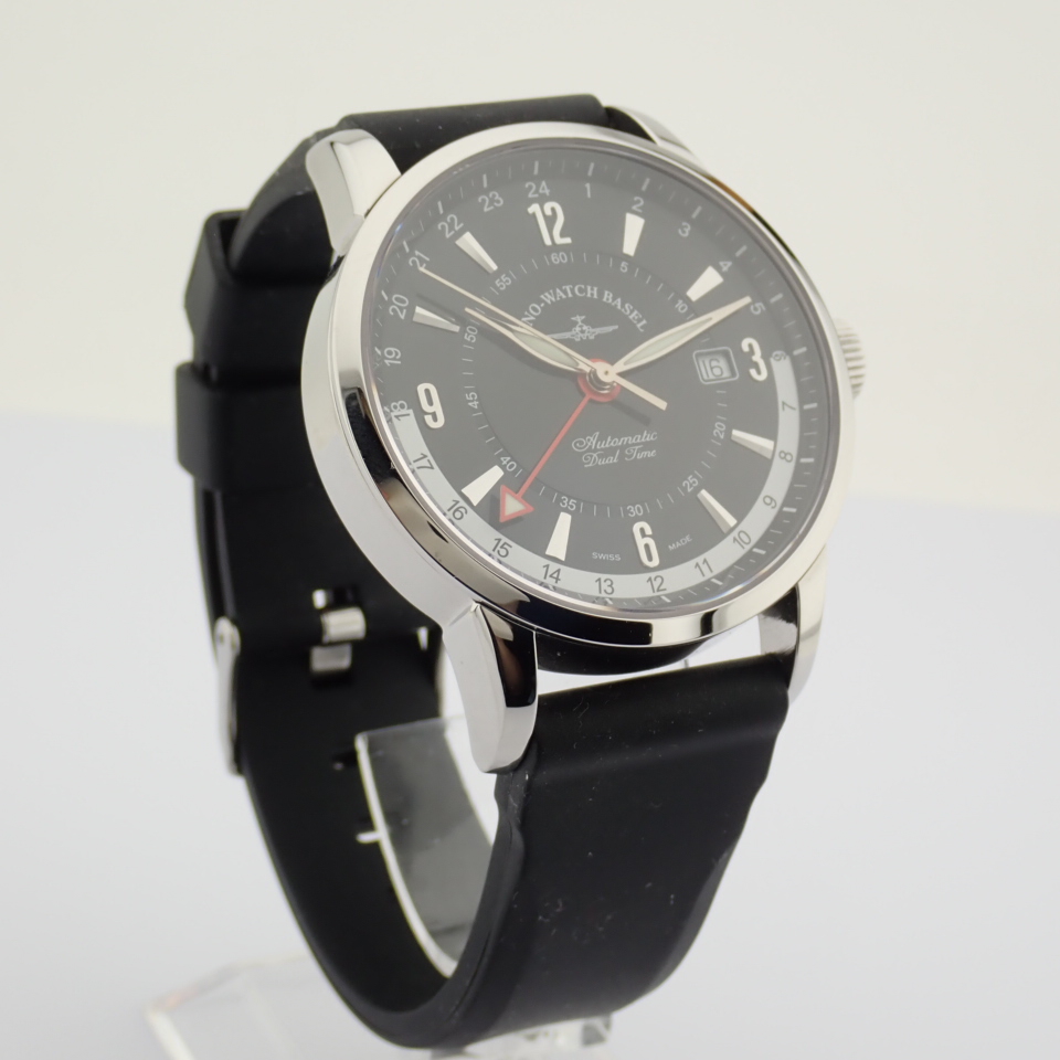 Zeno-Watch Basel / Magellano GMT (Dual Time) - Gentlmen's Steel Wrist Watch - Image 3 of 13