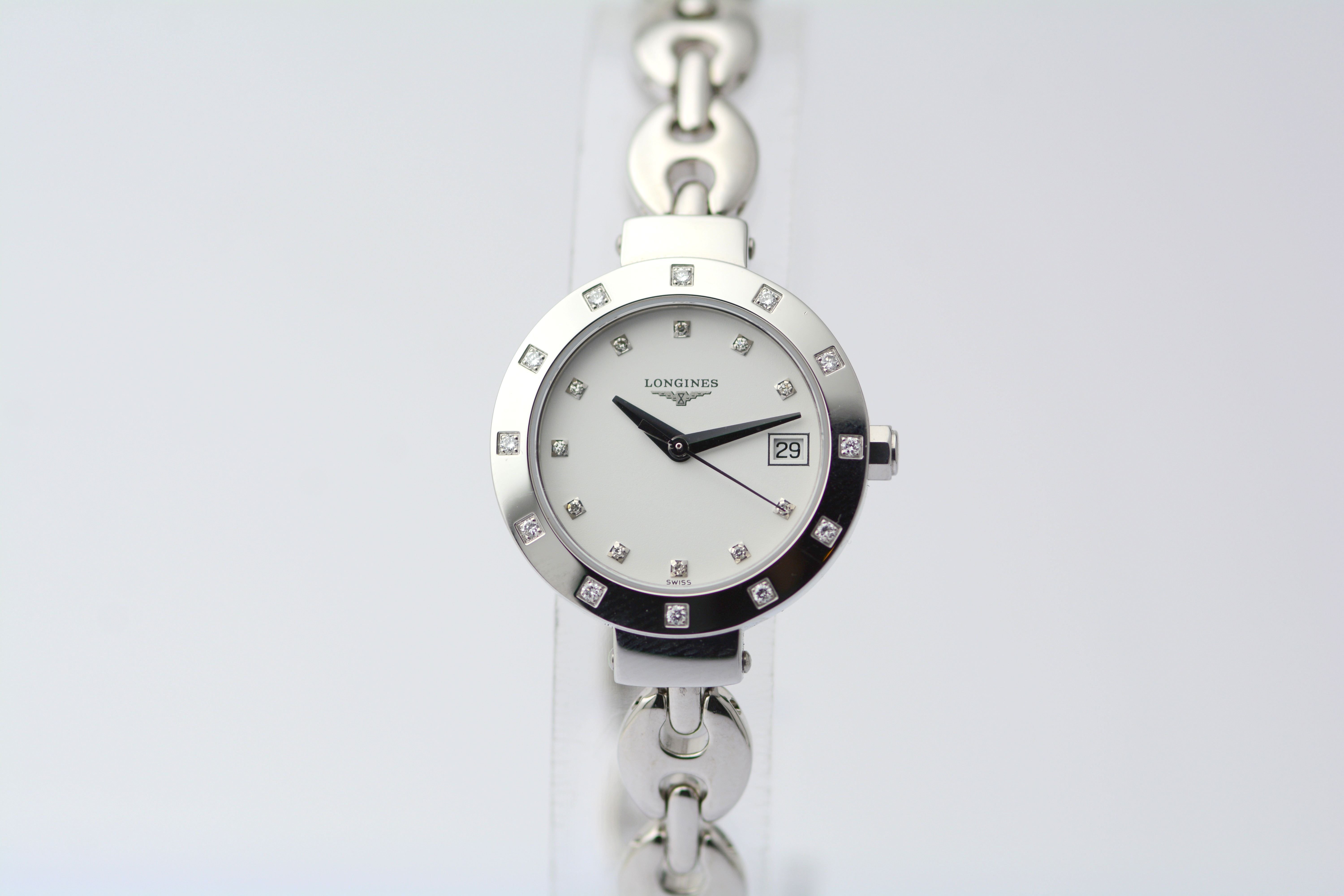 Longines / L5.175 Diamond Case / Dial UNWORN - Date - Lady's Steel Wrist Watch - Image 7 of 7