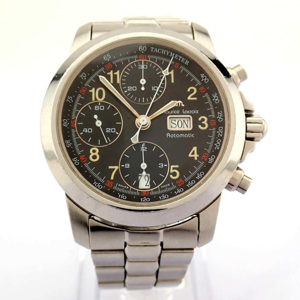 Maurice Lacroix / 39721 Automatic Chronograph - Gentlmen's Steel Wrist Watch