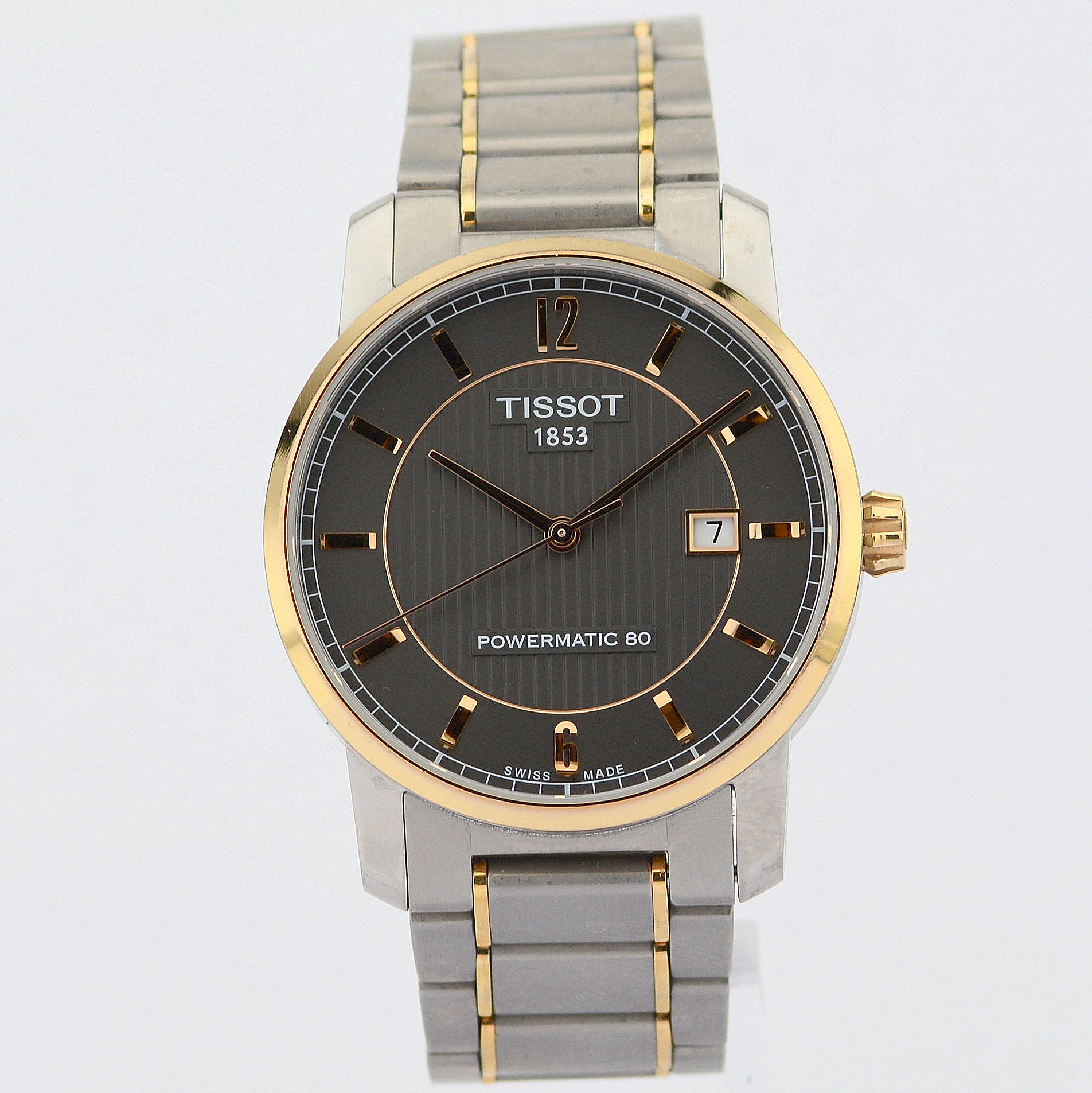 Tissot / Powermatic 80 Date - Automatic - Titanium - Gentlmen's Steel Wrist Watch - Image 2 of 9