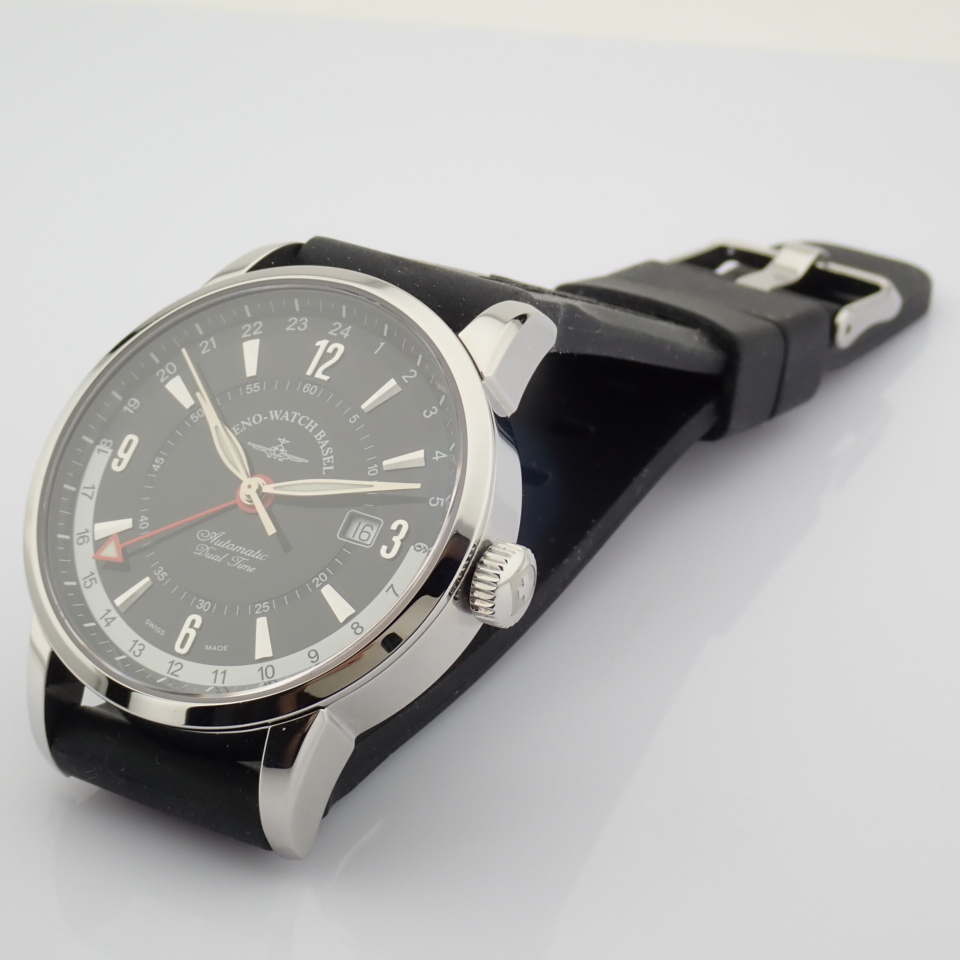 Zeno-Watch Basel / Magellano GMT (Dual Time) - Gentlmen's Steel Wrist Watch - Image 2 of 13