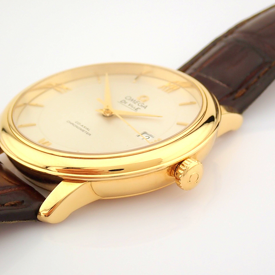 Omega / DE VILLE Prestige 18K Co-Axial Chronometer - Gentlmen's Yellow gold Wrist Watch - Image 8 of 14