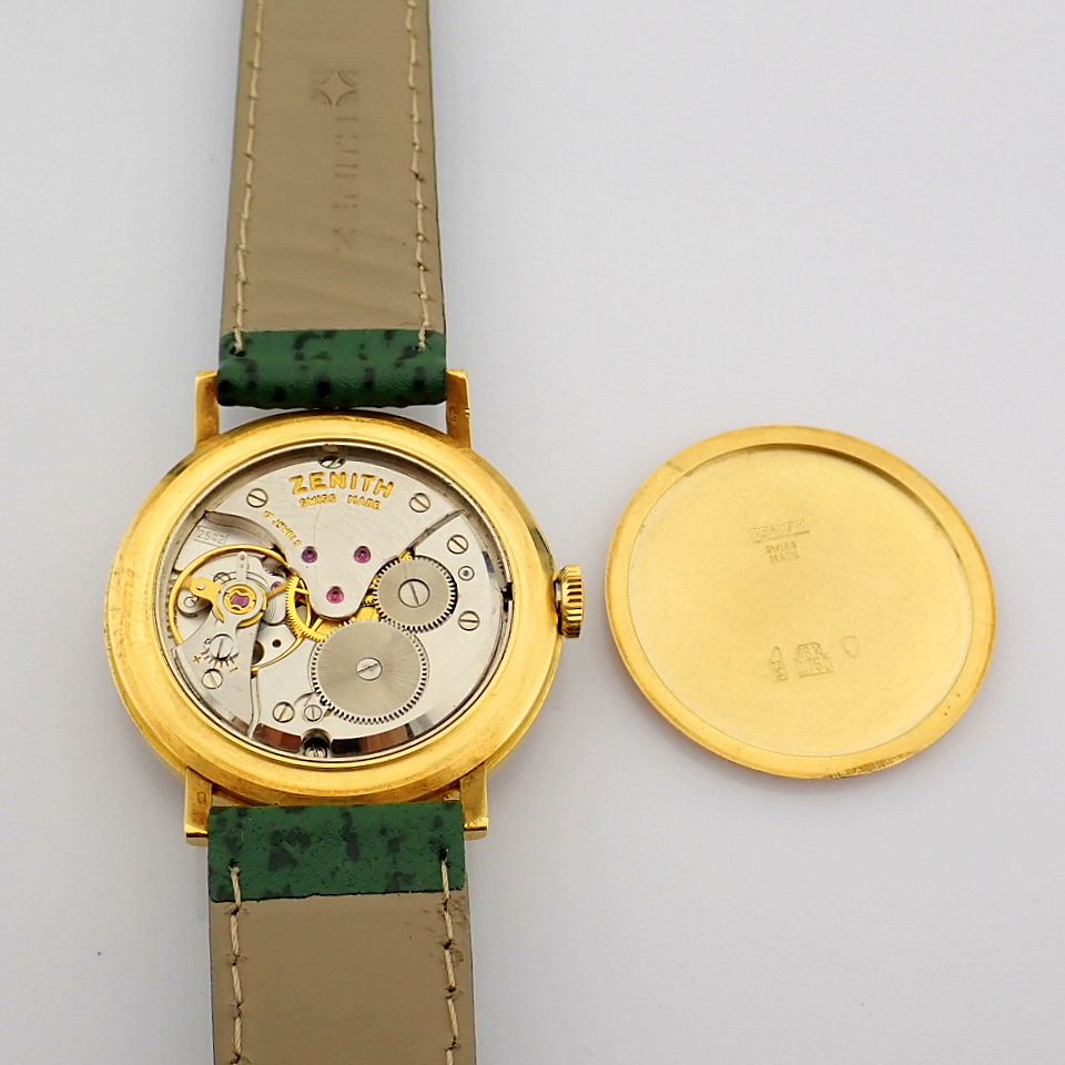 Zenith / 1970 Vintage 18K Yellow Gold - Gentlmen's 18K Yellow Gold Wrist Watch - Image 8 of 11
