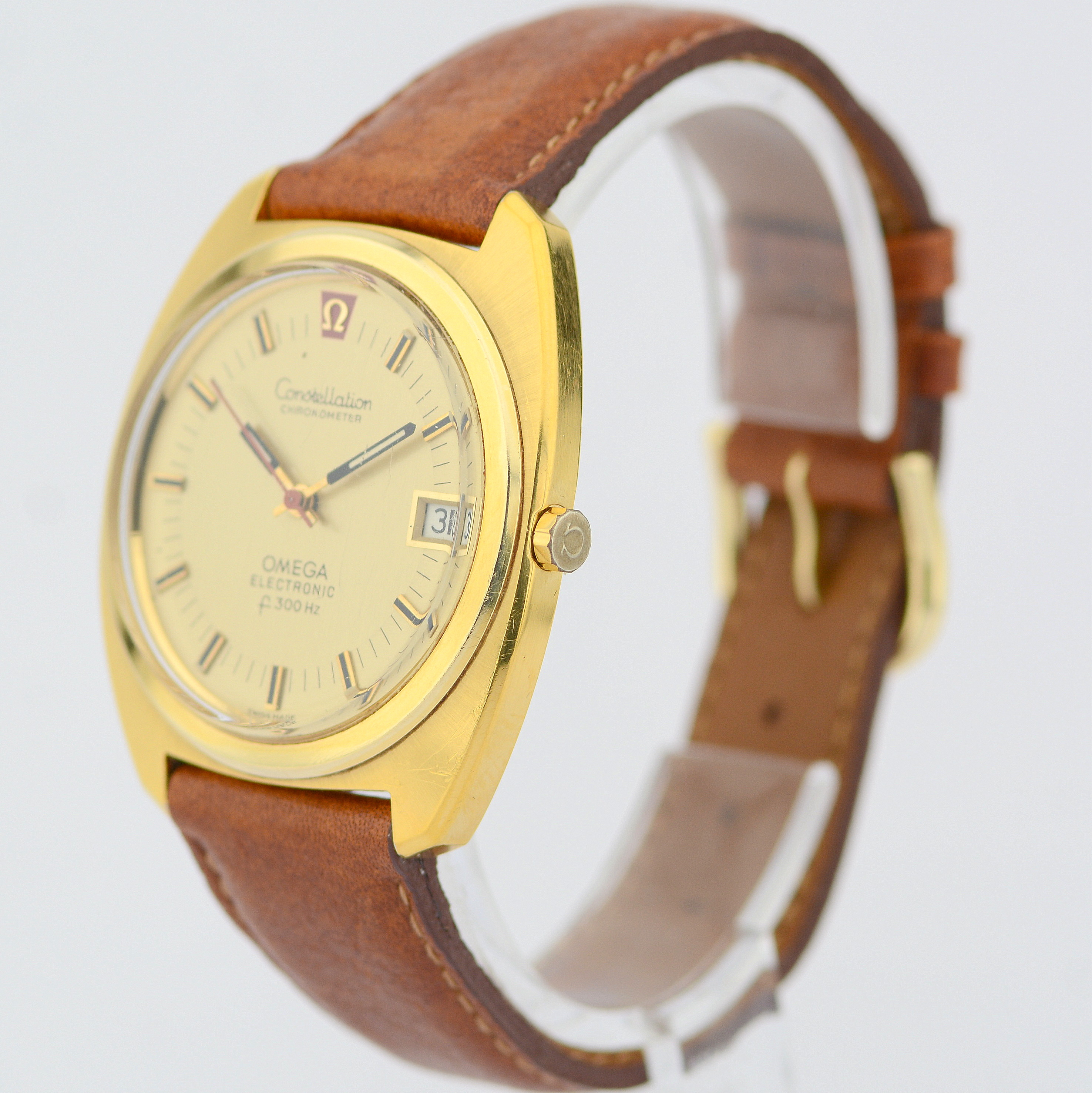 Omega / Constellation Chronometer Electronic f300Hz - Gentlmen's Gold/Steel Wrist Watch - Image 3 of 6