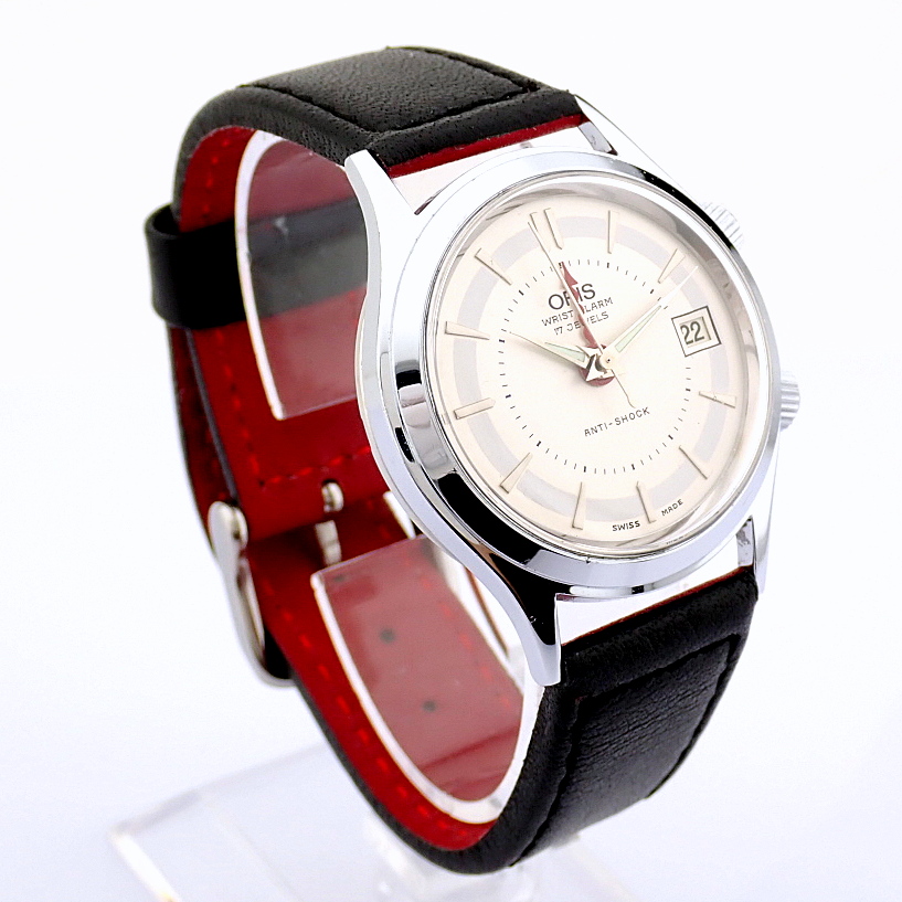Oris / Wirstalarm 17 Jewels Anti-Shock - Gentlmen's Steel Wrist Watch - Image 3 of 10