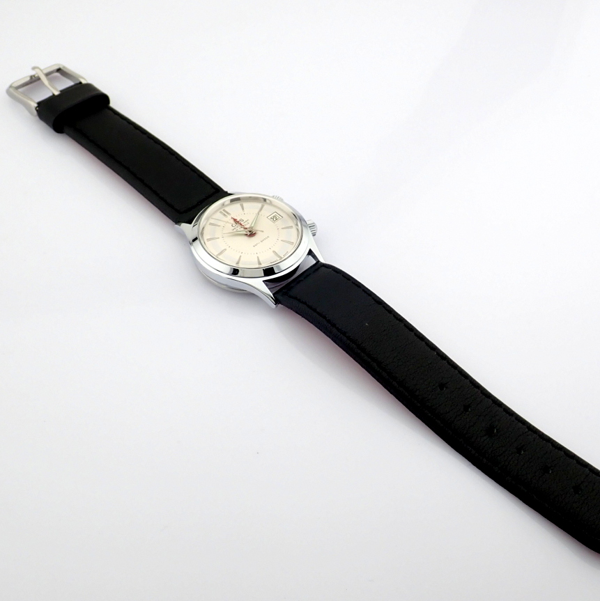 Oris / Wirstalarm 17 Jewels Anti-Shock - Gentlmen's Steel Wrist Watch - Image 6 of 10
