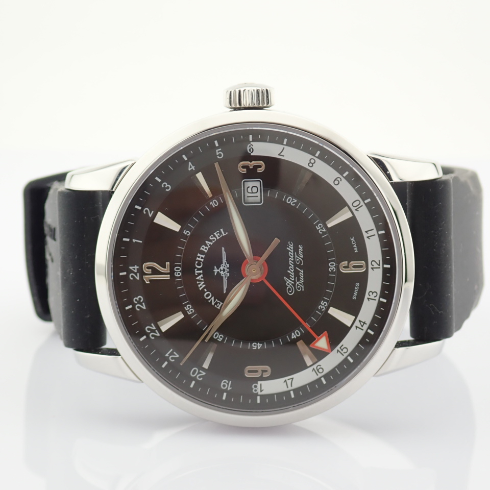 Zeno-Watch Basel / Magellano GMT (Dual Time) - Gentlmen's Steel Wrist Watch - Image 6 of 13