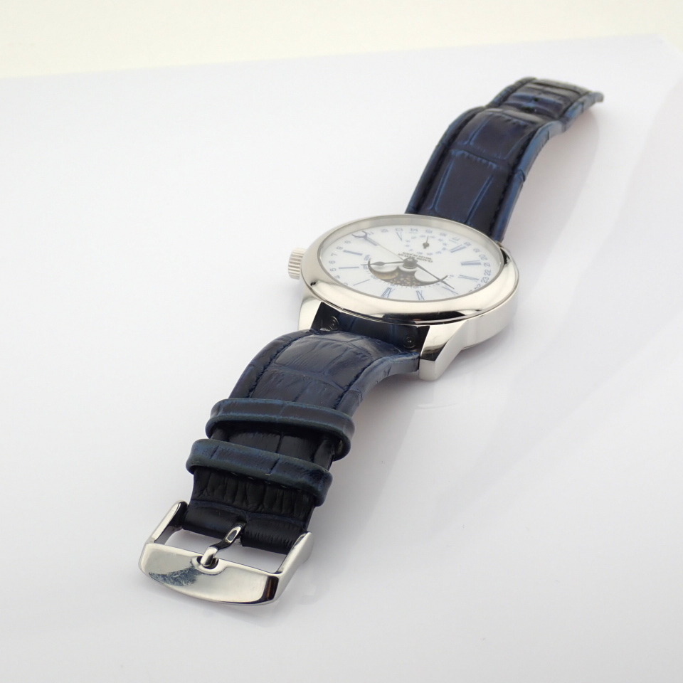 Claude Meylan / Vallee De Joux Moonphase - Gentlmen's Steel Wrist Watch - Image 6 of 11