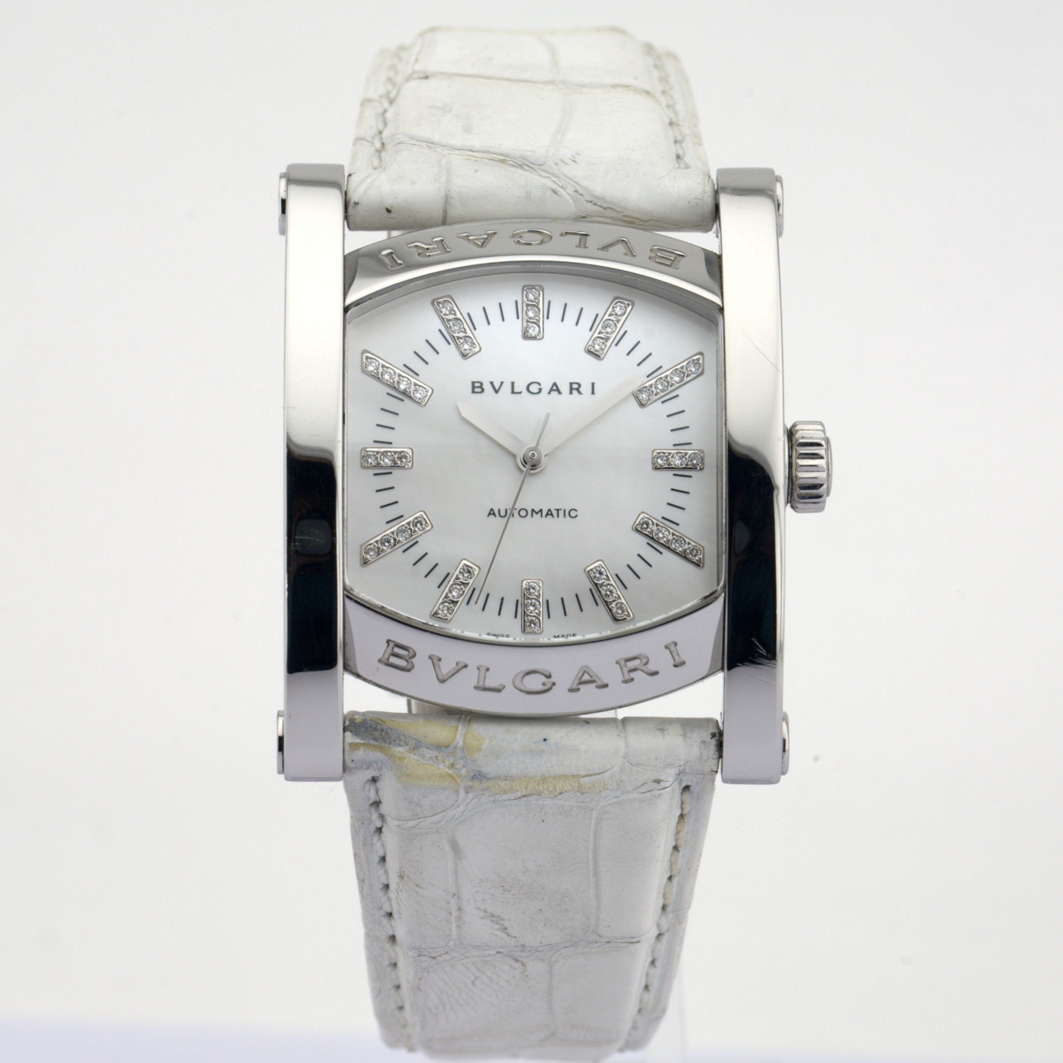 Bvlgari / AA44S Diamond - Gentlmen's Steel Wrist Watch - Image 2 of 9