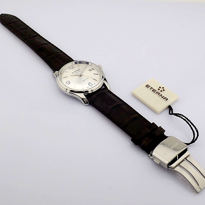 Eterna / Vaguhan Big Date 7630.41 - Gentlmen's Steel Wrist Watch - Image 7 of 11