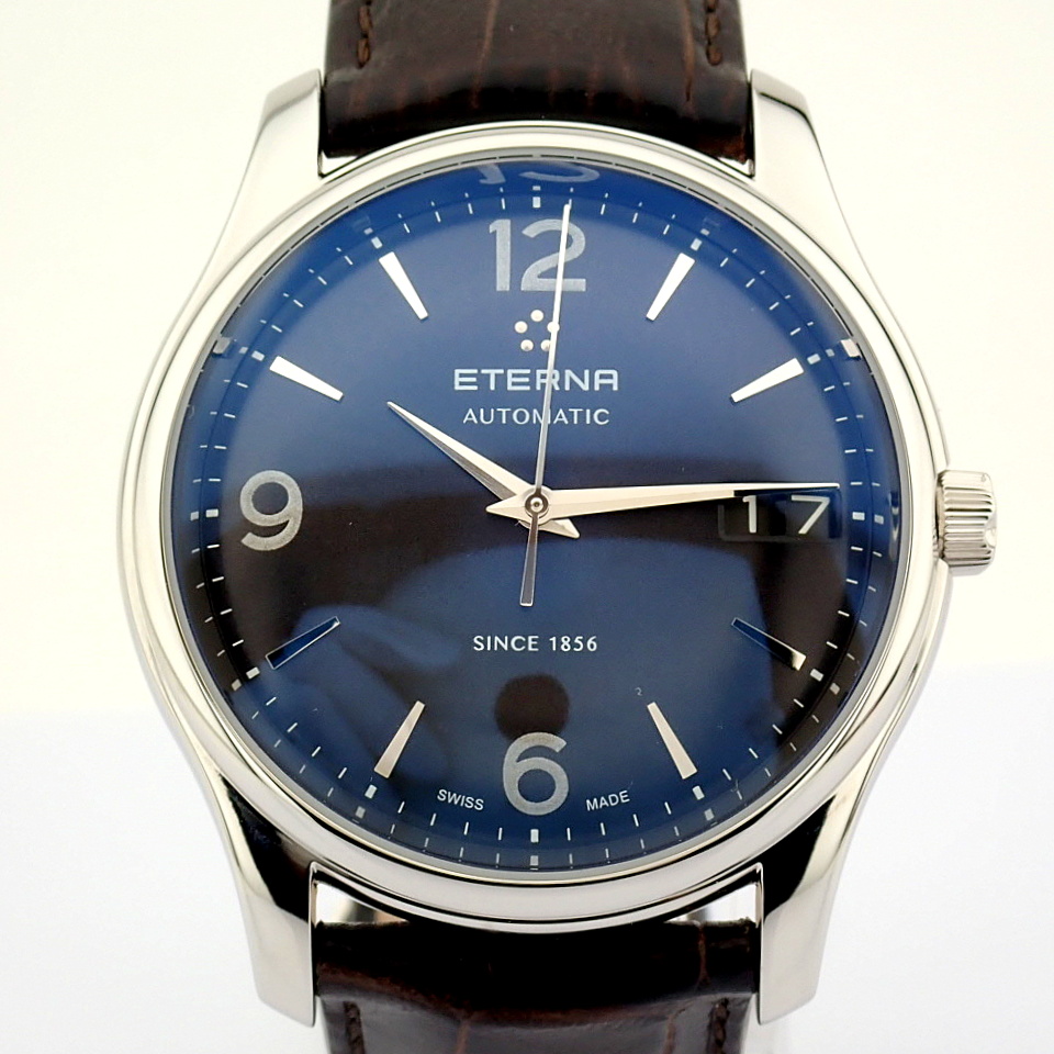 Eterna / Vaguhan Big Date 7630.41 - Gentlmen's Steel Wrist Watch - Image 2 of 11