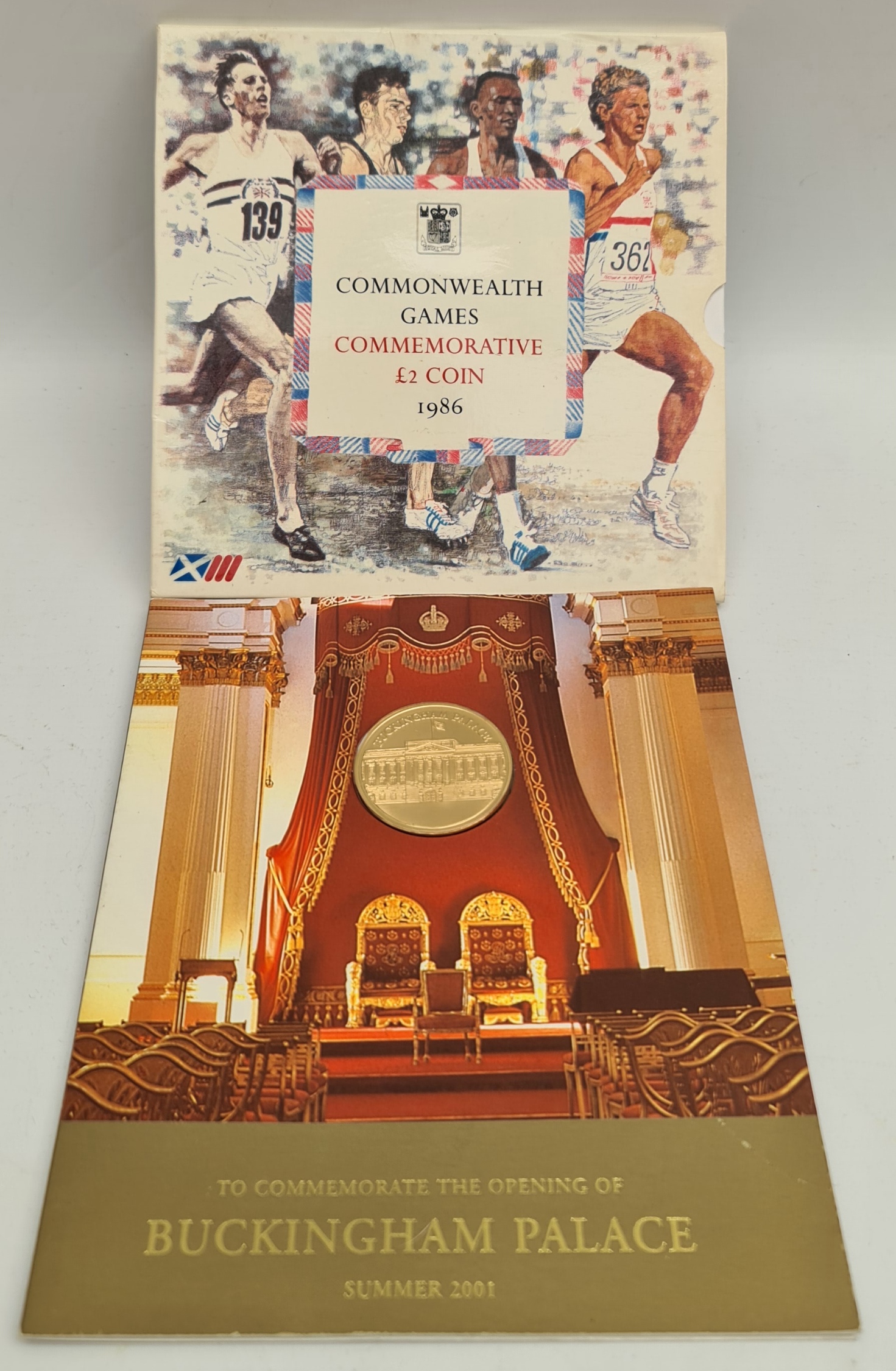 Coins 1986 Commonwealth Games & Buckingham Palace 2001